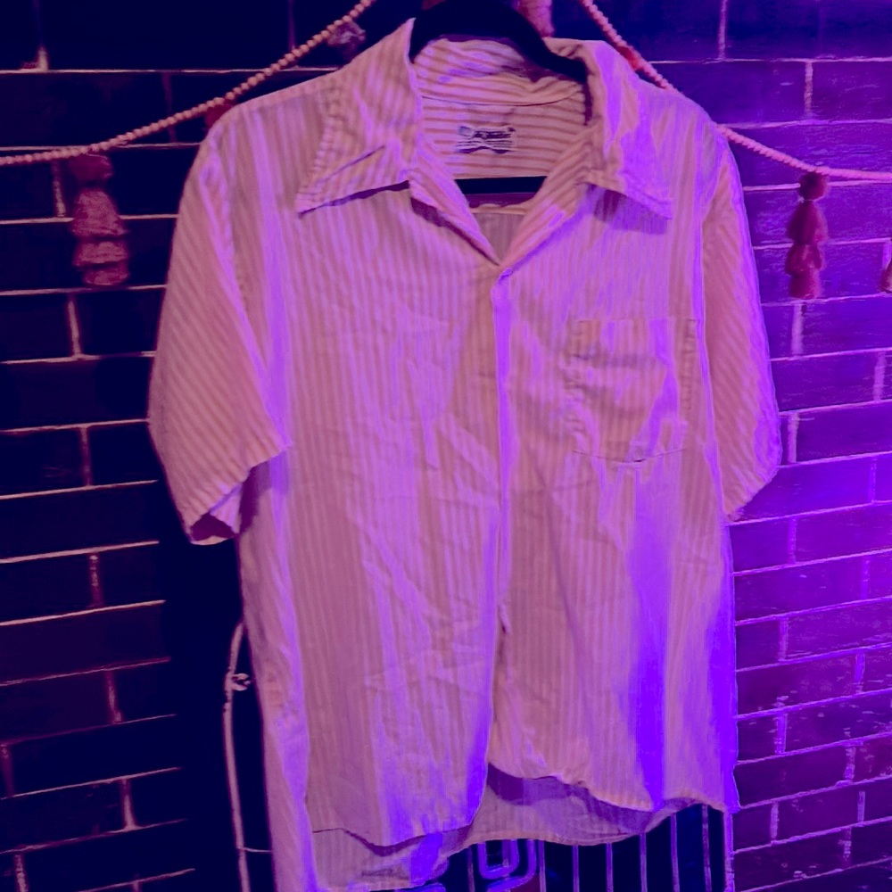 Vintage Short Sleeve Button Up